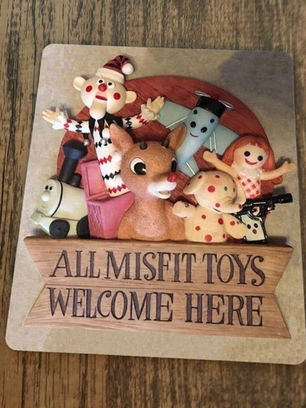 All Misfit Toys‎ Welcome Here Rudolph Reindeer Classic Cartoon Mouse Pad